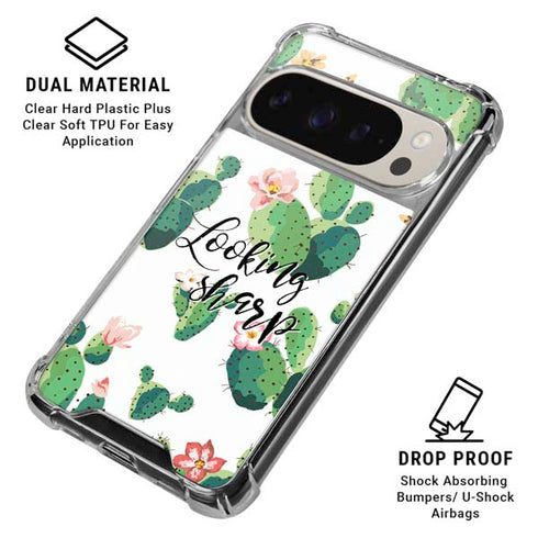 Looking Sharp Pixel 9/9 Pro Clear Case